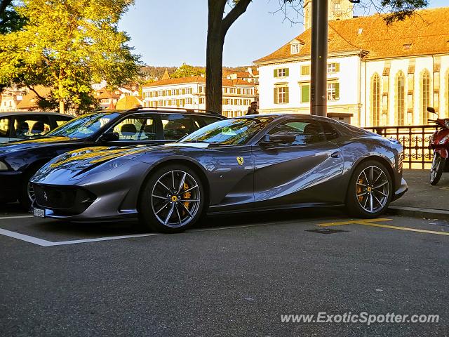 Ferrari 812 Superfast spotted in Zurich, Switzerland