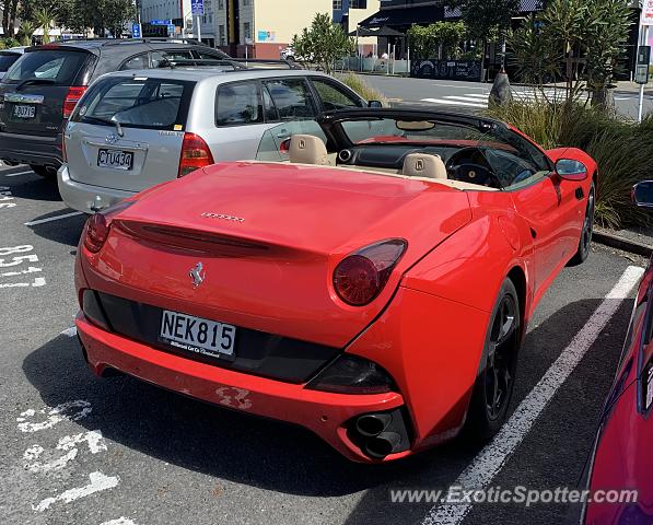 Ferrari California spotted in New Plymouth, New Zealand