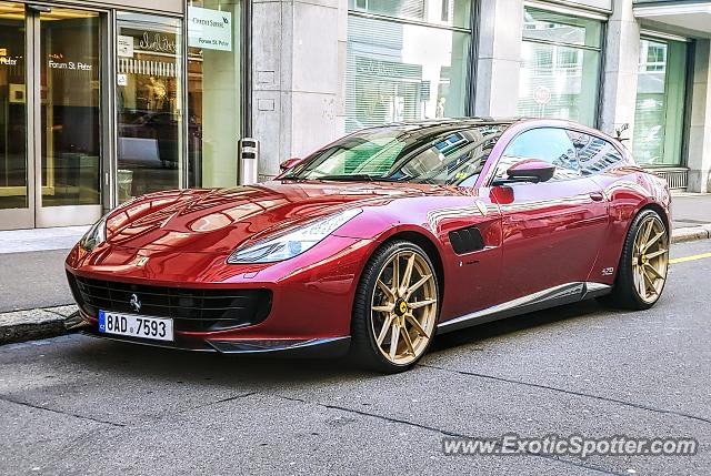 Ferrari GTC4Lusso spotted in Zurich, Switzerland