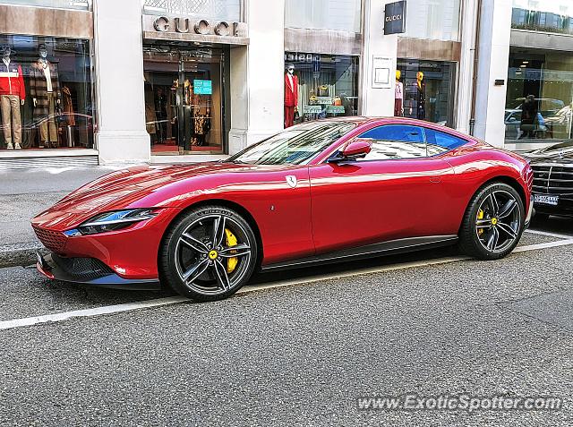 Ferrari Roma spotted in Zurich, Switzerland