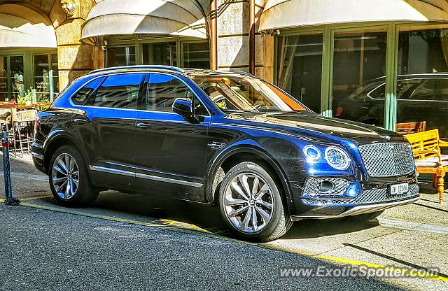 Bentley Bentayga spotted in Zürich, Switzerland