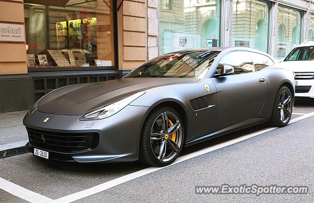 Ferrari GTC4Lusso spotted in Zürich, Switzerland