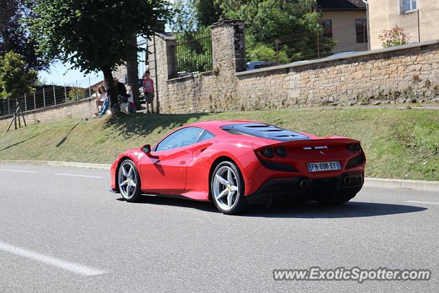 Ferrari F8 Tributo spotted in Saint Amour, France