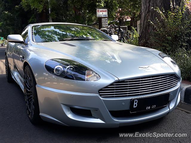 Aston Martin DB9 spotted in Jakarta, Indonesia
