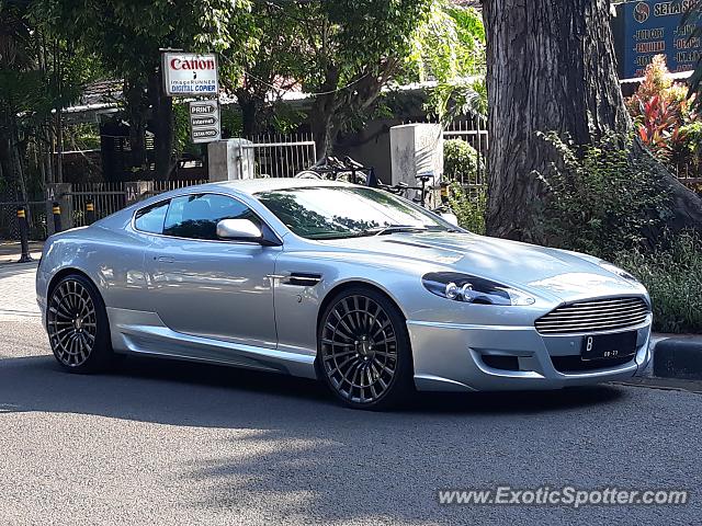 Aston Martin DB9 spotted in Jakarta, Indonesia