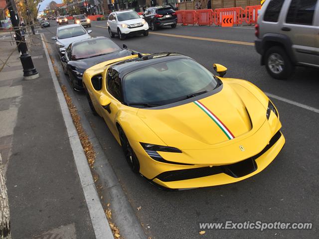 Ferrari SF90 Stradale spotted in Calgary, Canada