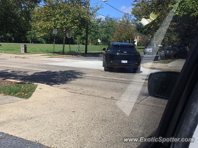 Aston Martin DBX spotted in McLean Gardens, Washington