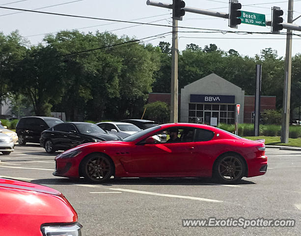 Maserati GranTurismo spotted in Jacksonville, Florida