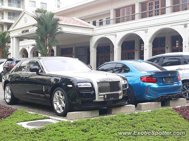 Rolls-Royce Ghost spotted in Jakarta, Indonesia