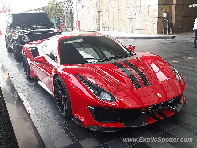 Ferrari 488 GTB spotted in Jakarta, Indonesia