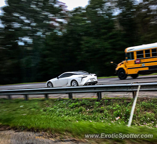 Lexus LC 500 spotted in I-95, South Carolina
