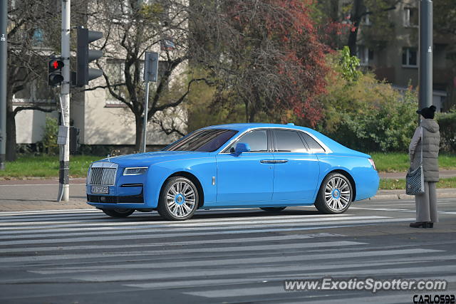 Rolls-Royce Ghost spotted in Warsaw, Poland