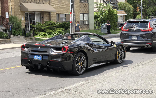 Ferrari 488 GTB spotted in Toronto, Canada