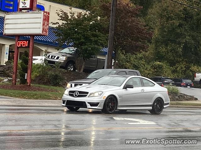 Mercedes C63 AMG Black Series spotted in Asheville, North Carolina