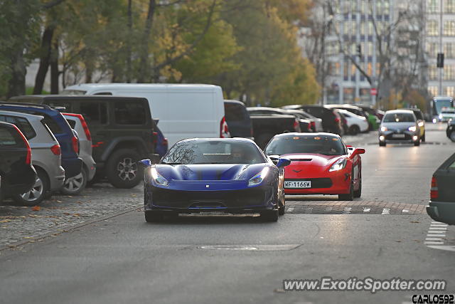 Ferrari 488 GTB spotted in Warsaw, Poland