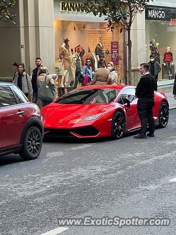 Lamborghini Huracan spotted in Istanbul., Turkey