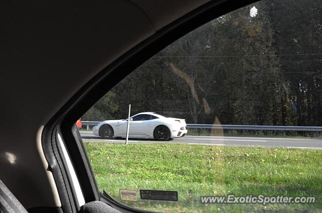 Ferrari California spotted in Rockville, Maryland