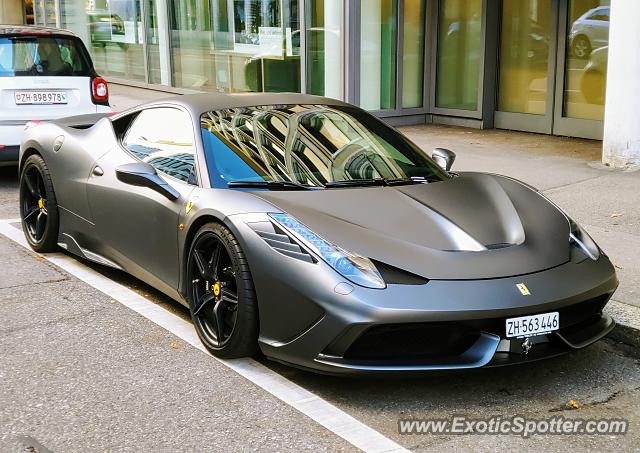 Ferrari 458 Italia spotted in Zurich, Switzerland
