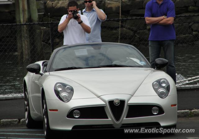 Alfa Romeo 8C spotted in Greenwich, Connecticut