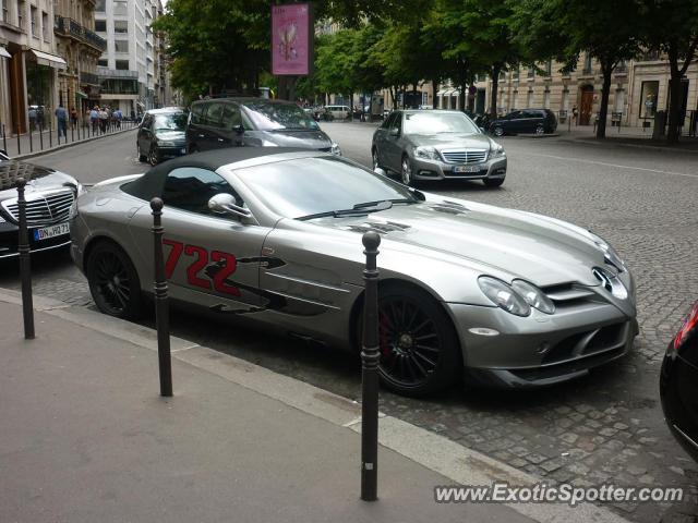 Mercedes SLR spotted in Paris, France