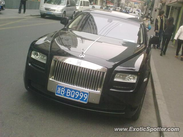 Rolls Royce Ghost spotted in SHANGHAI, China