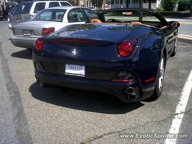 Ferrari California spotted in Mahwah, New Jersey