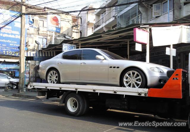 Maserati Quattroporte spotted in Bangkok, Thailand
