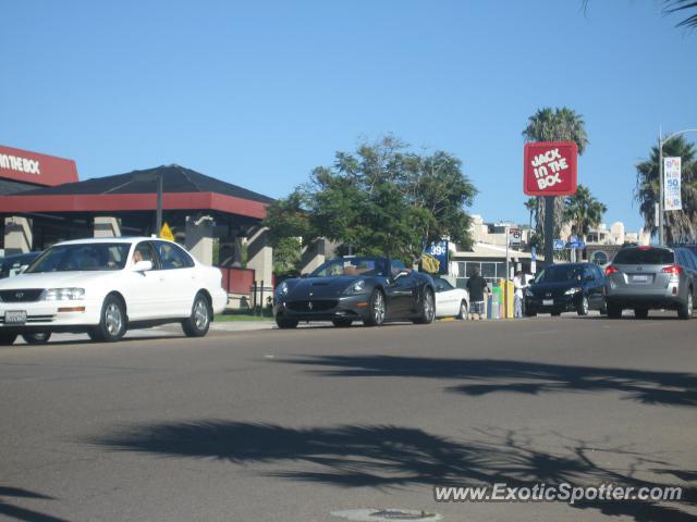 Ferrari California spotted in San Diego, California