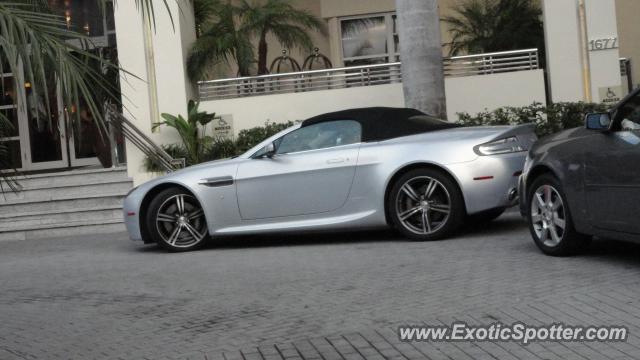 Aston Martin Vantage spotted in Miami, Florida