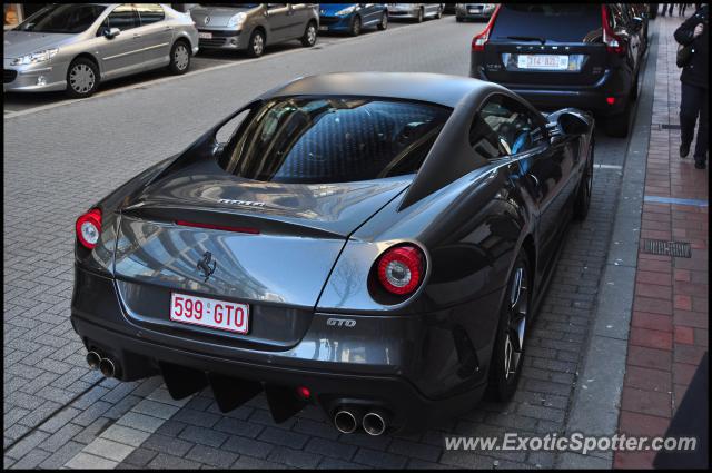 Ferrari 599GTB spotted in Knokke, Belgium