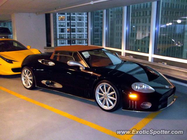 Spyker C8 spotted in Chicago, Illinois