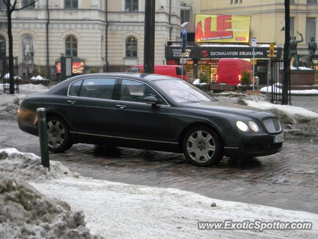 Bentley Continental spotted in Helsinki, Finland