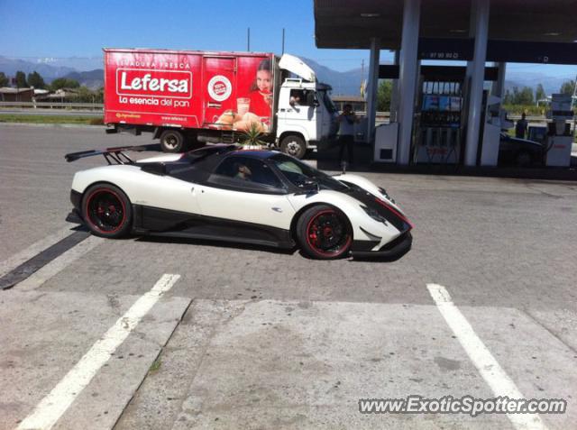Pagani Zonda spotted in Santiago, Chile