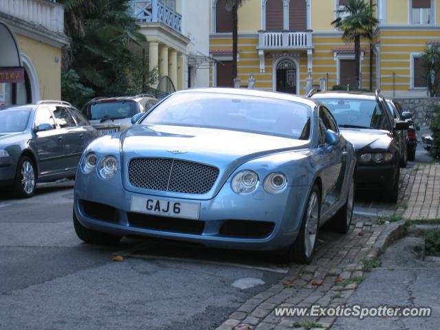 Bentley Continental spotted in Opatija, Croatia