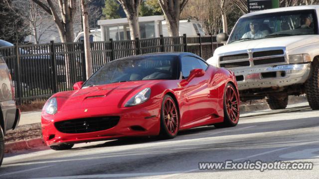 Ferrari California spotted in Atlanta, Georgia