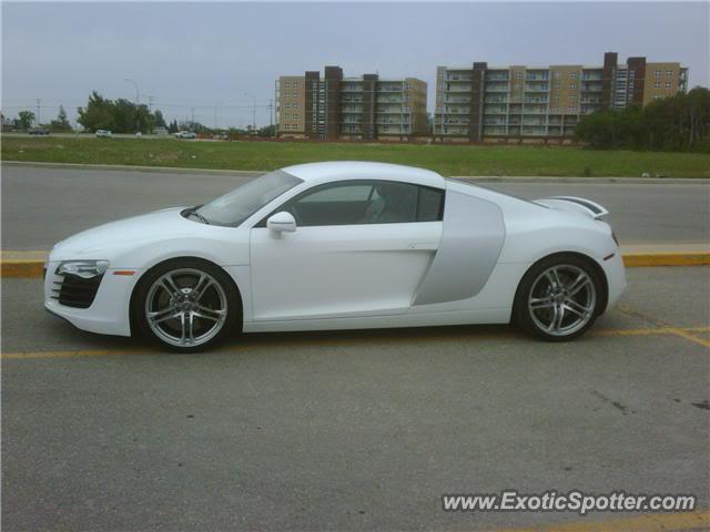 Audi R8 spotted in Winnipeg, Manitoba, Canada