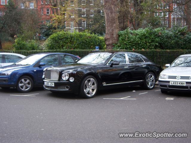 Bentley Mulsanne spotted in London, United Kingdom