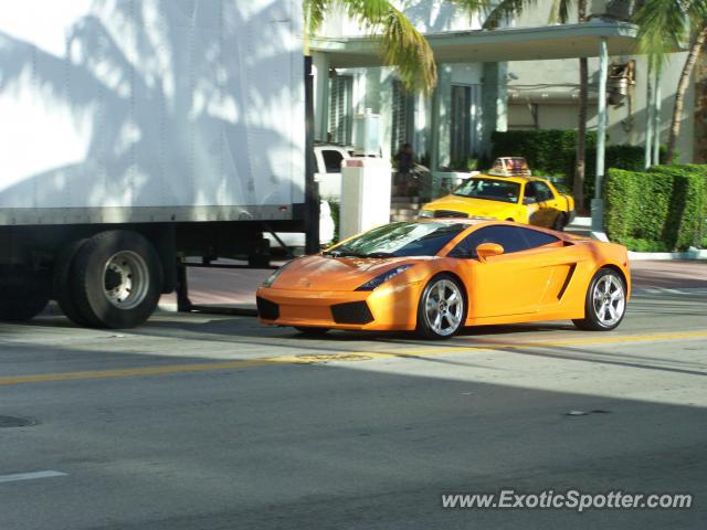 Lamborghini Gallardo spotted in Miami, United States