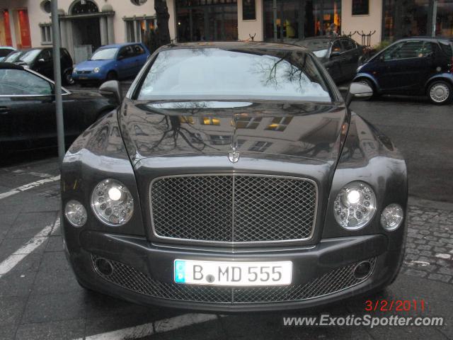 Bentley Mulsanne spotted in Berlin, Germany