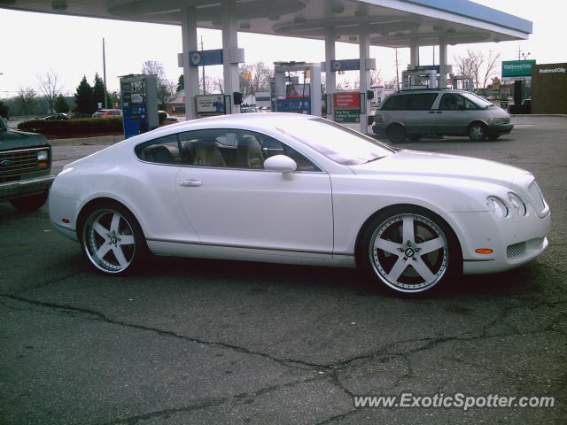 Bentley Continental spotted in Belleville, Michigan