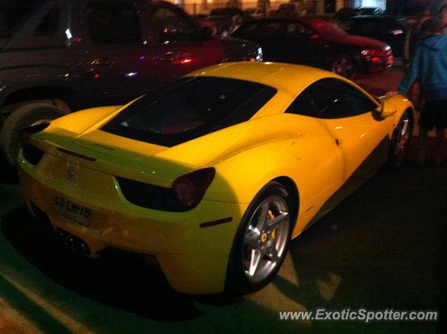 Ferrari 458 Italia spotted in Reñaca, Chile