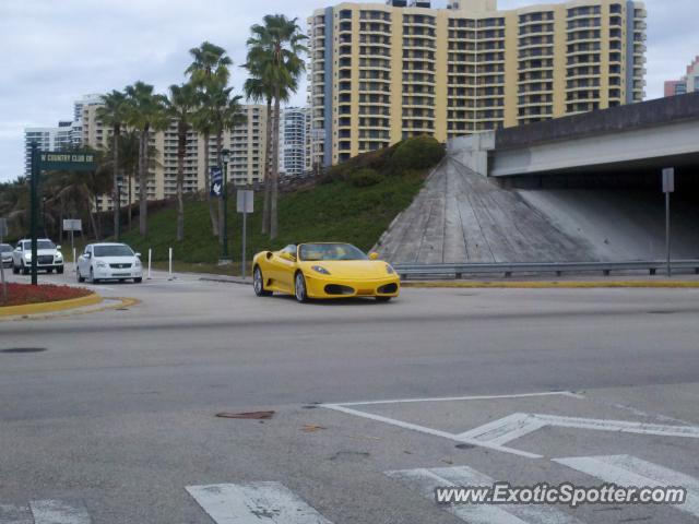 Ferrari F430 spotted in Aventura, Florida