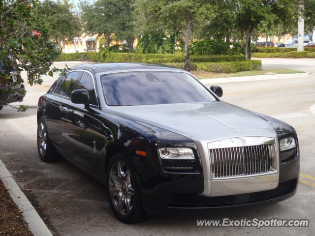 Rolls Royce Ghost spotted in Weston, Florida