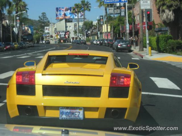 Lamborghini Gallardo spotted in Beverly Hills, California
