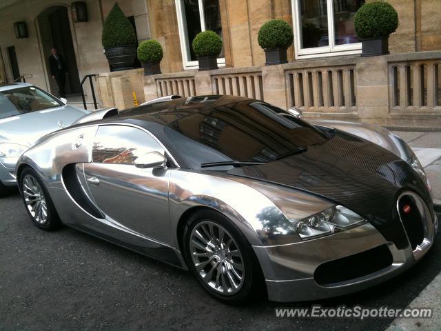 Bugatti Veyron spotted in London, United Kingdom