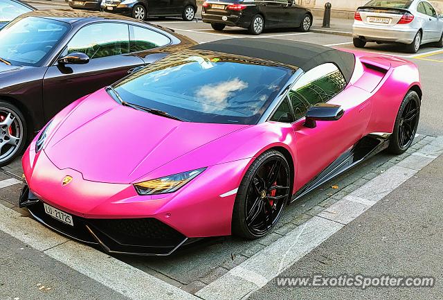 Lamborghini Huracan spotted in Zurich, Switzerland