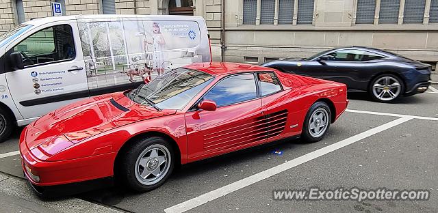 Ferrari Roma spotted in Zurich, Switzerland