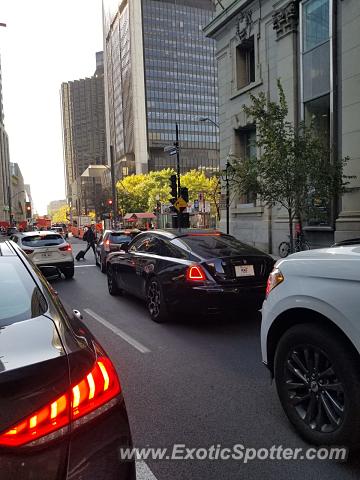 Rolls-Royce Wraith spotted in Montreal, Canada