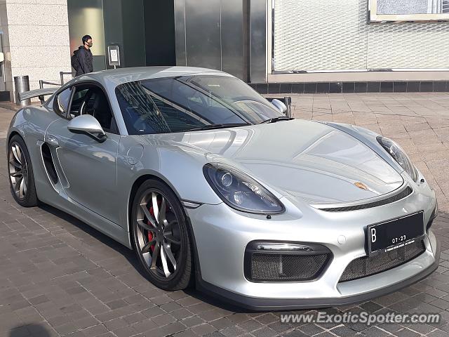 Porsche Cayman GT4 spotted in Jakarta, Indonesia
