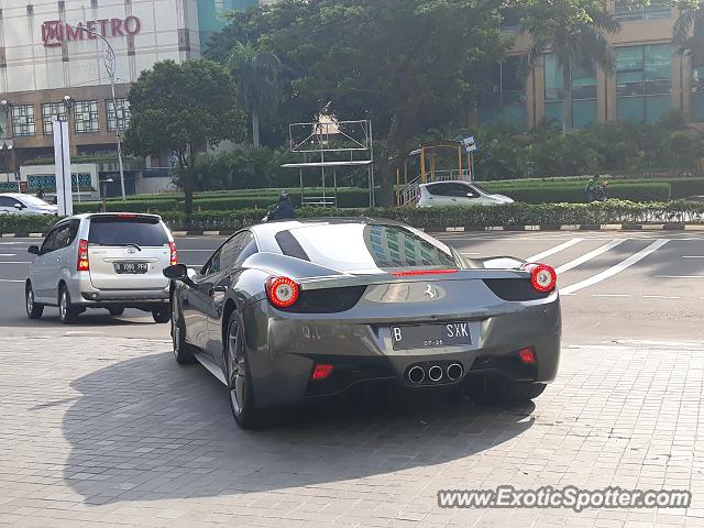 Ferrari 458 Italia spotted in Jakarta, Indonesia